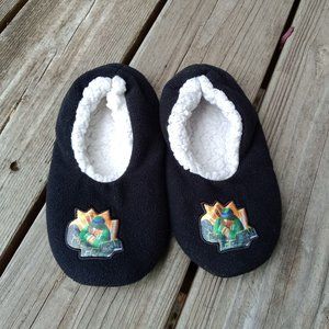 Teenage Mutant Ninja Turtles Donatello Slipper Socks Non-Skid, Kids Size M/L